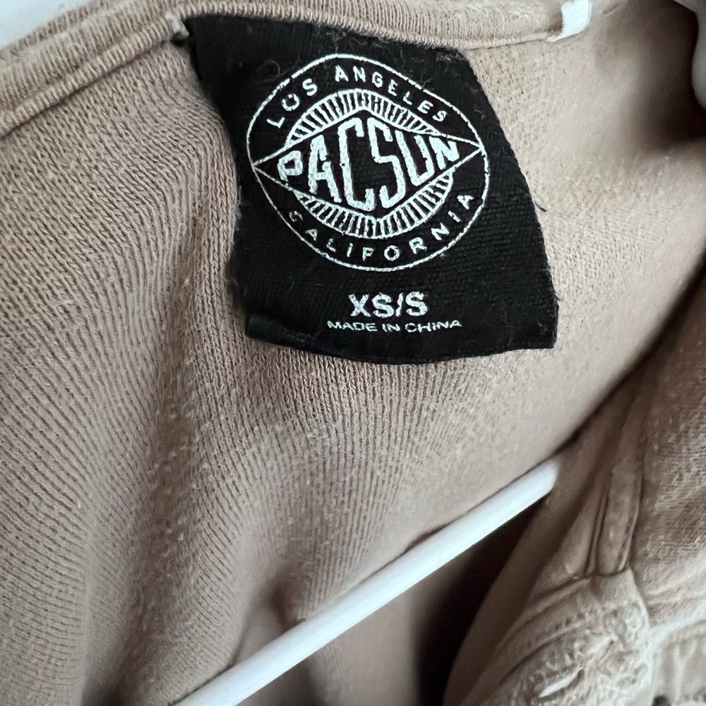 Pacsun Homecoming Button Down Shacket XS/S Taupe - Picture 6 of 6